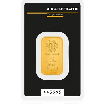 Argor Heraeus aranyrúd - 10 g