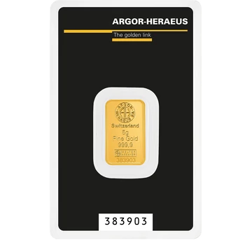 Argor Heraeus aranyrúd - 5 g