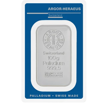 Argor Heraeus palládiumrúd - 100 g