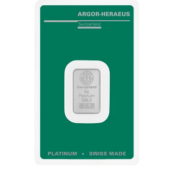 Argor Heraeus platinarúd - 5 g Argor Heraeus platinarúd - 5 g